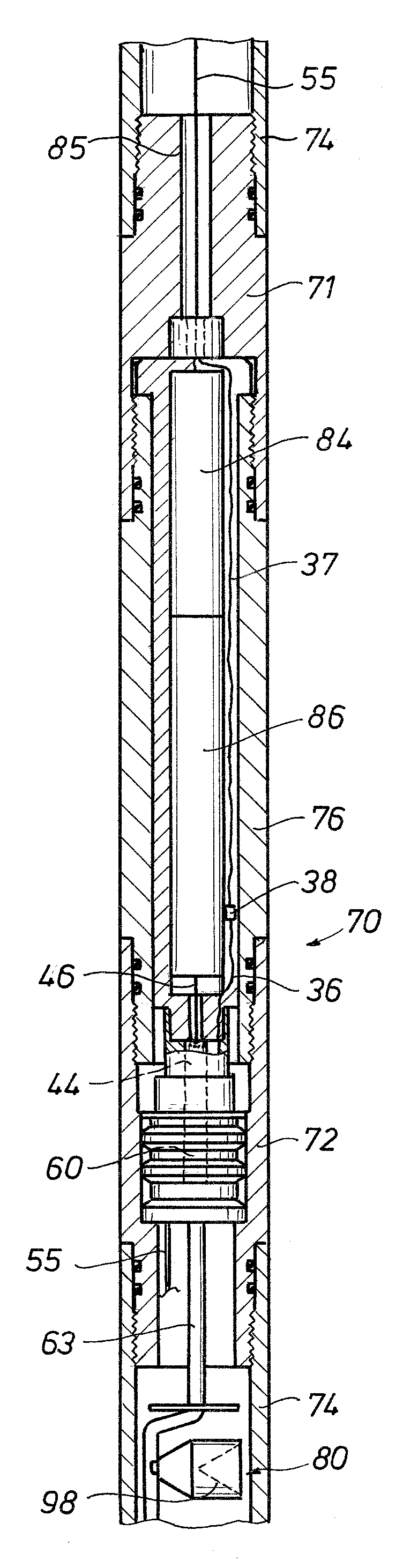 Electric and Ballistic Connection Through A Field Joint