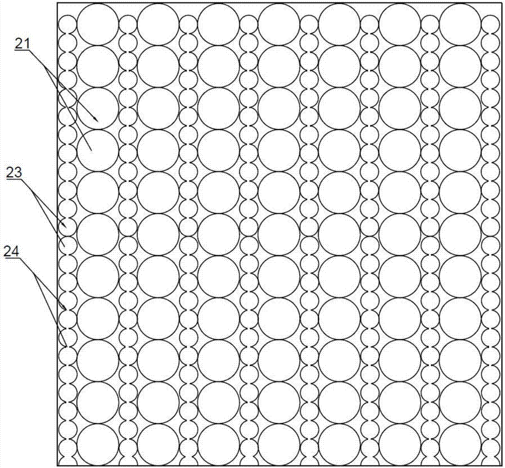 Quick diversion non-woven material and preparing method thereof