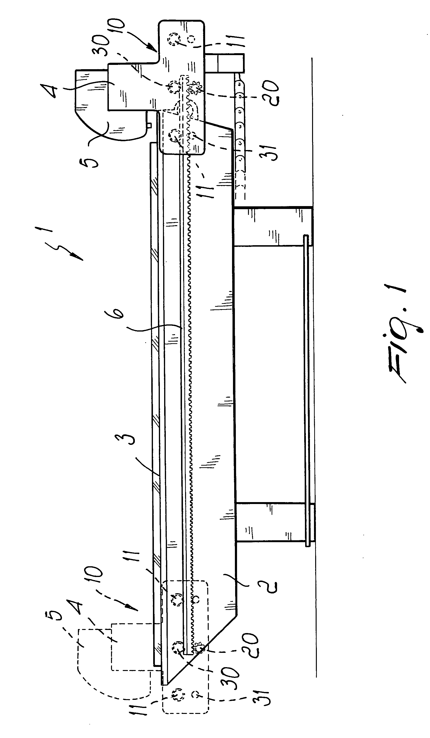 Glass pane cutting table allowing useful cutting dimensions optimization