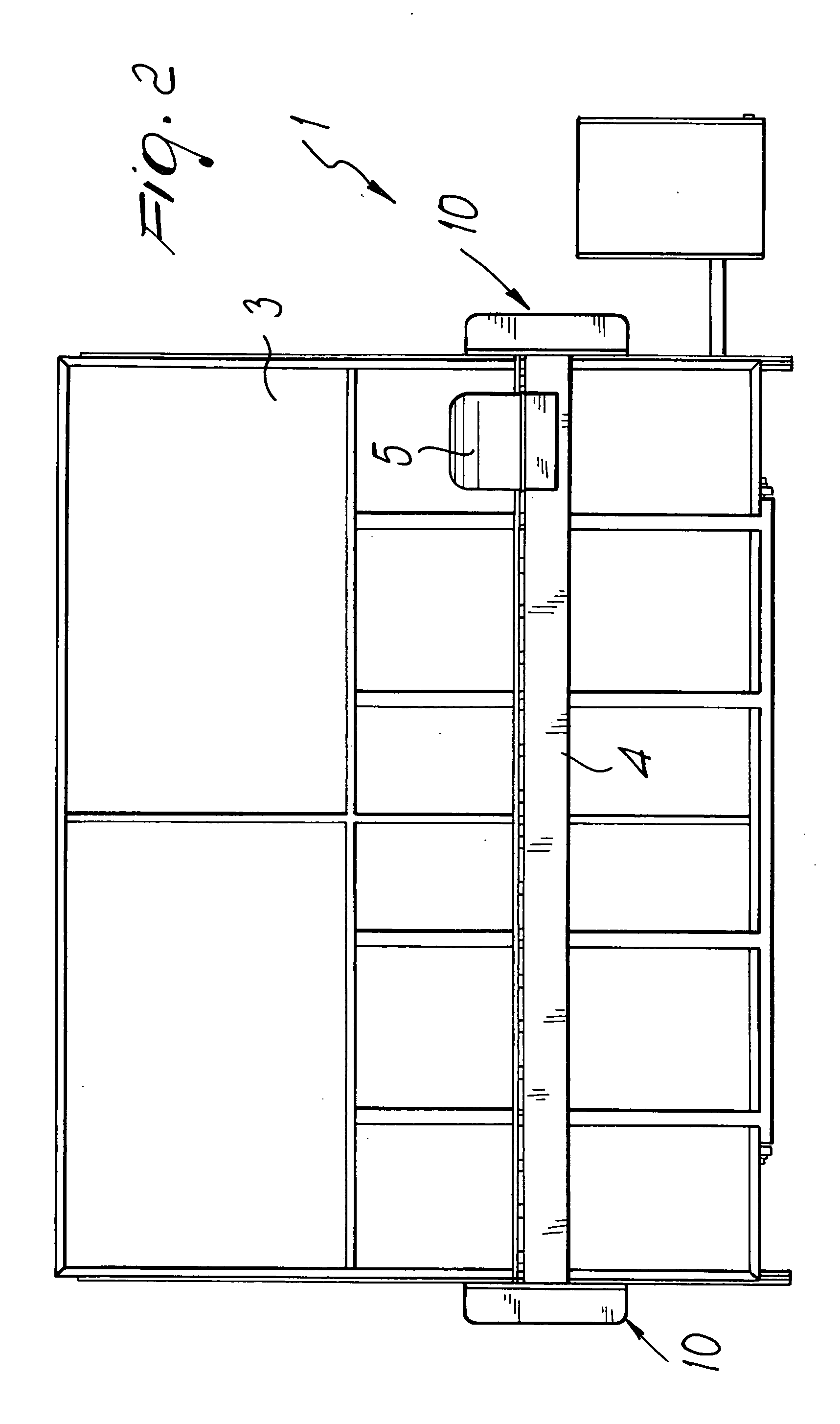 Glass pane cutting table allowing useful cutting dimensions optimization