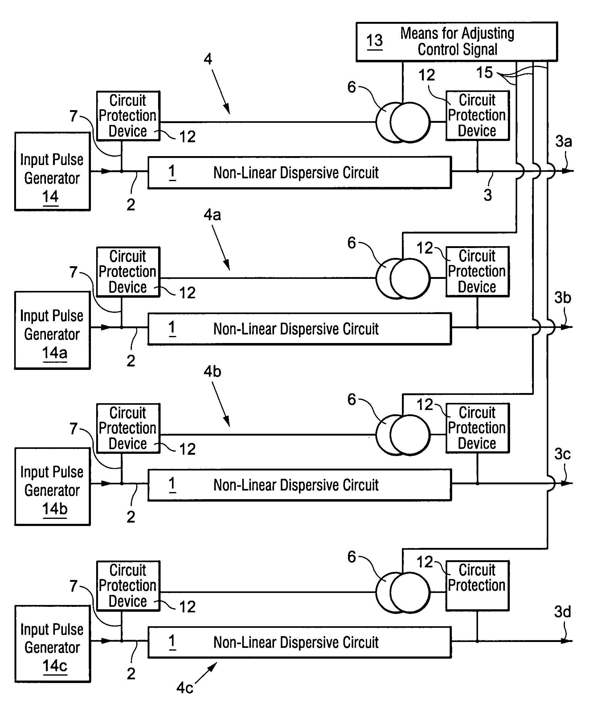 Phased array radio frequency pulse generator