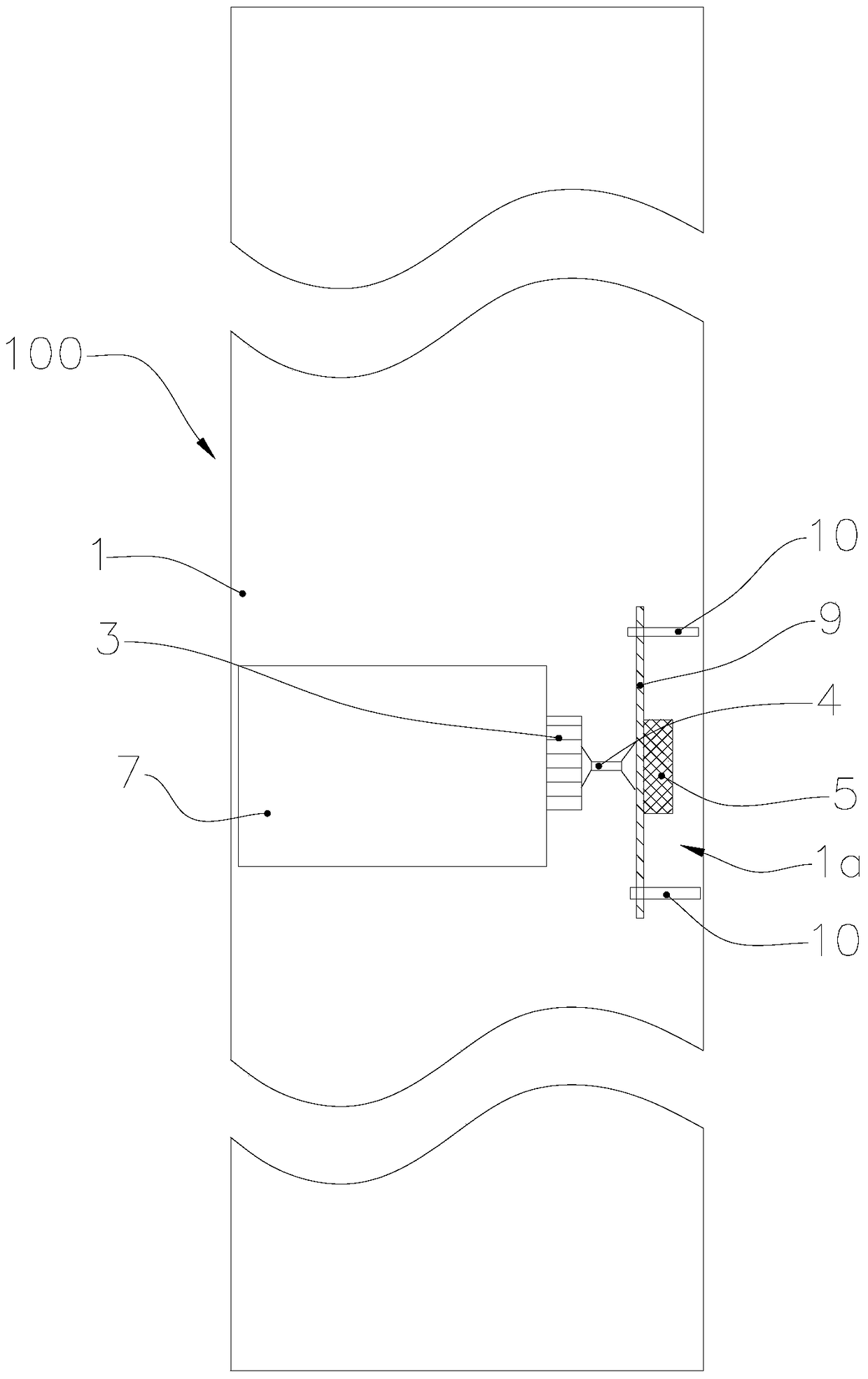 Connection structure and connection method of nuclear power plant reactor protection system