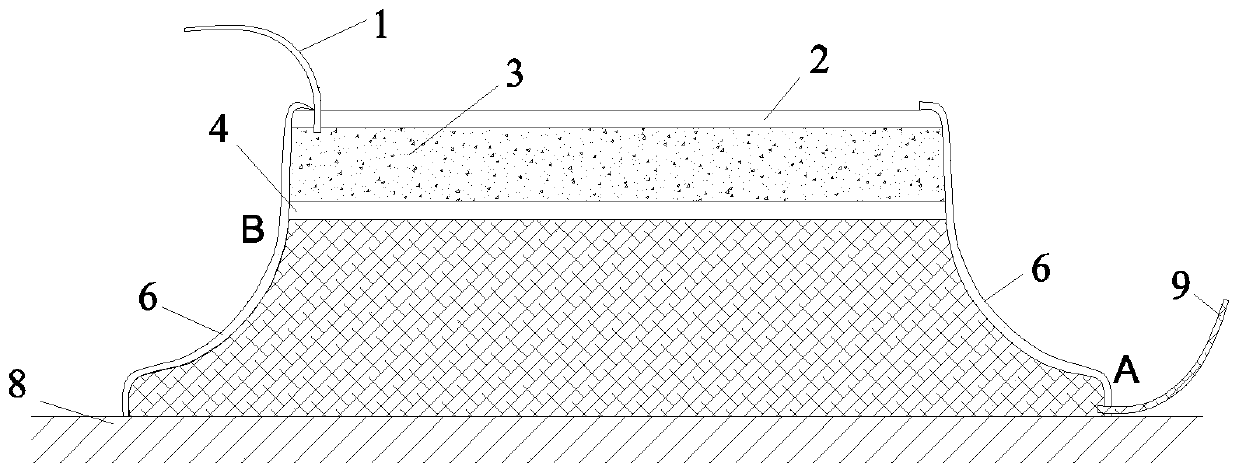 A kind of gas-liquid separation membrane, gas-liquid separation membrane supporting material composite and application