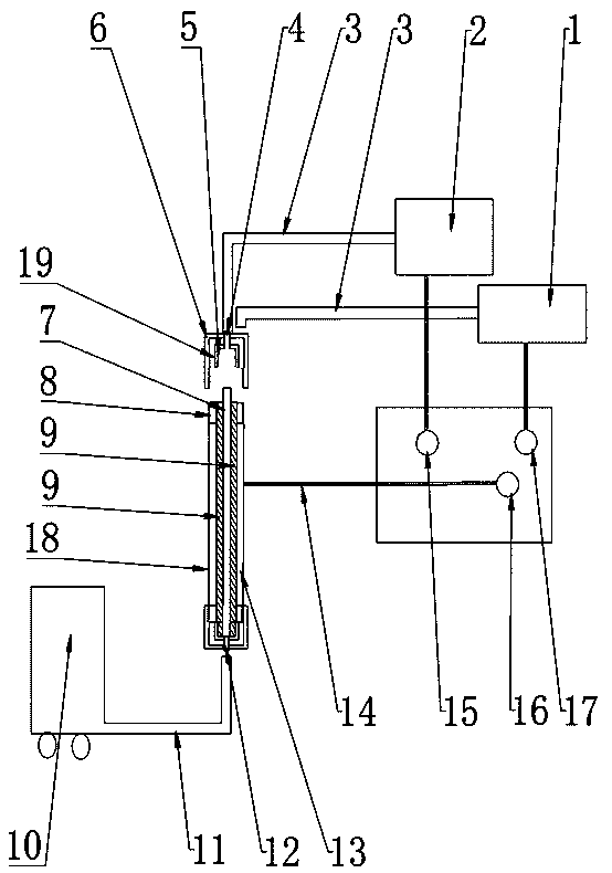 Preparation apparatus and preparation method for insulated pull rod used for circuit breaker