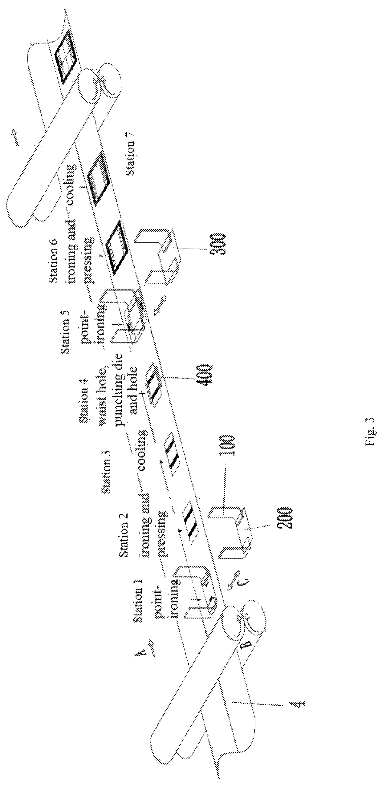 Packaging bag, apparatus and method for manufacturing film material of the packaging bag, and method of manufacturing the packaging bag