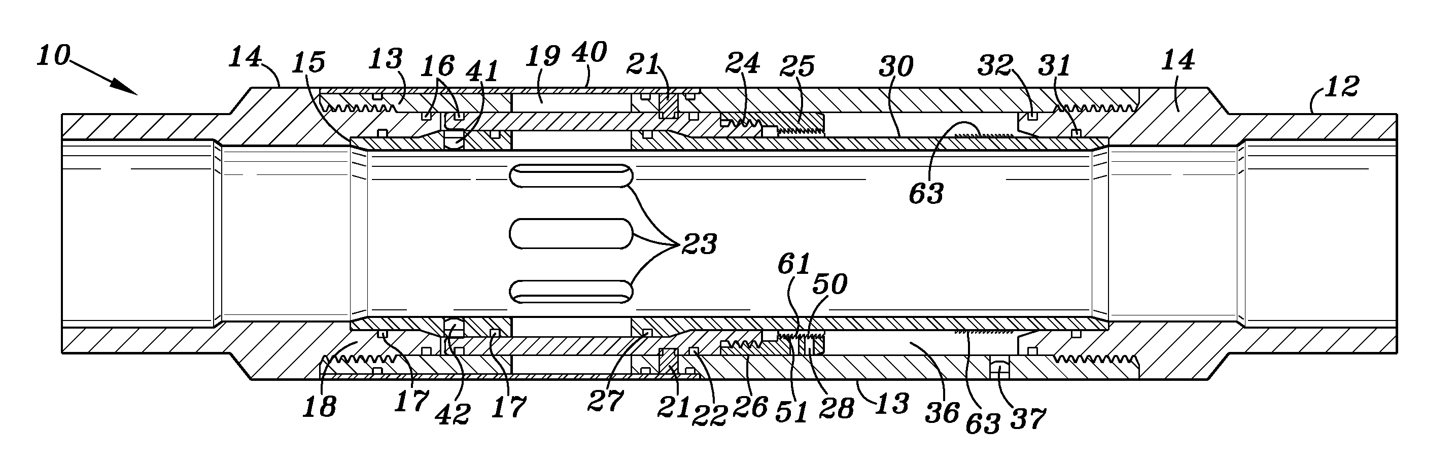 Valve for hydraulic fracturing through cement outside casing