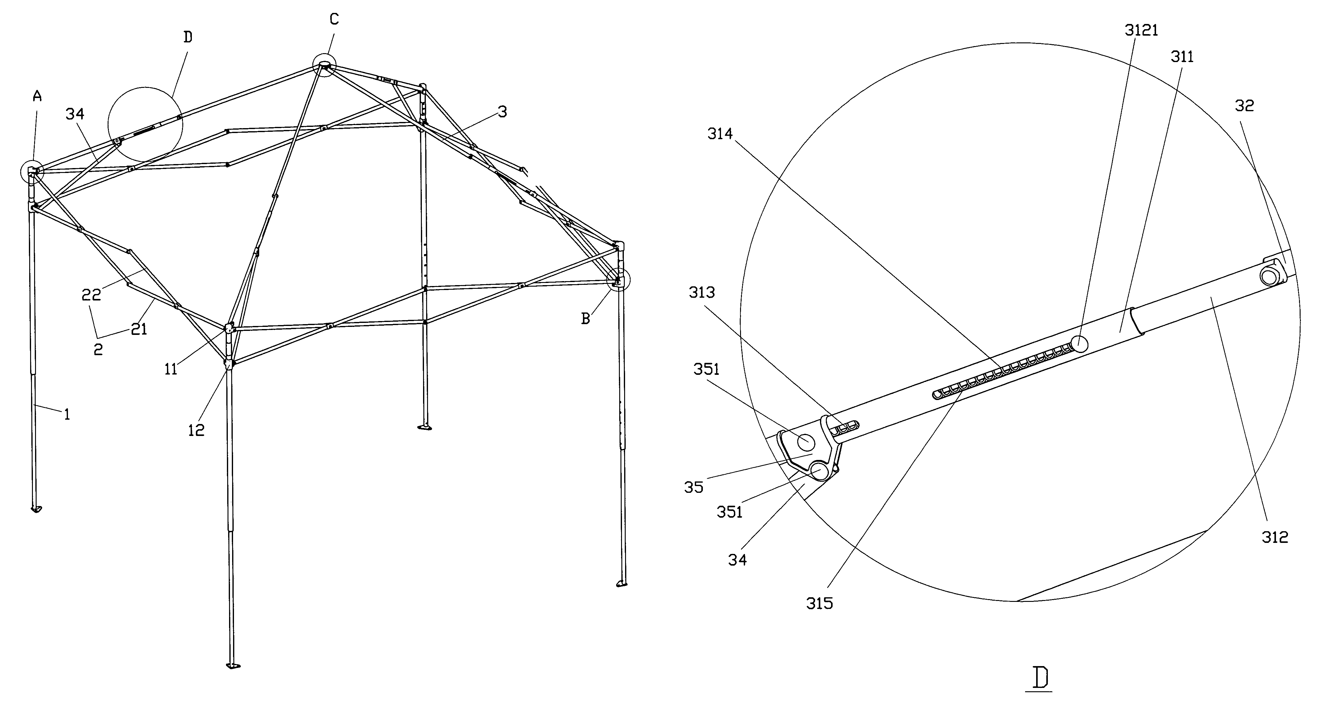 Tent structure