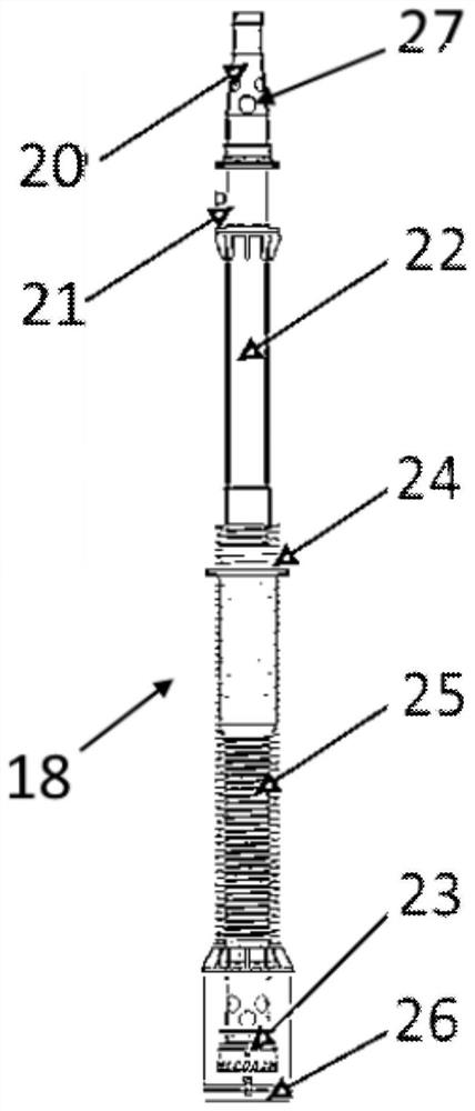 Double-layer hull opening and pumping device using rov cooperative operation