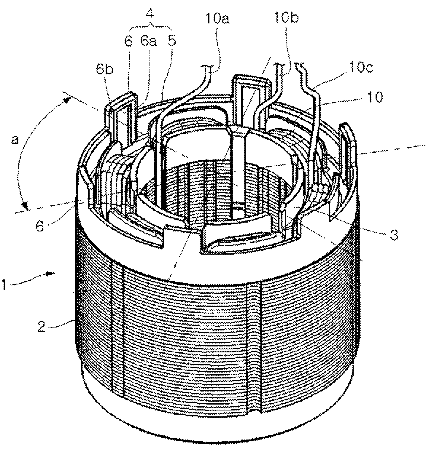 Brushless DC motor for fuel pump