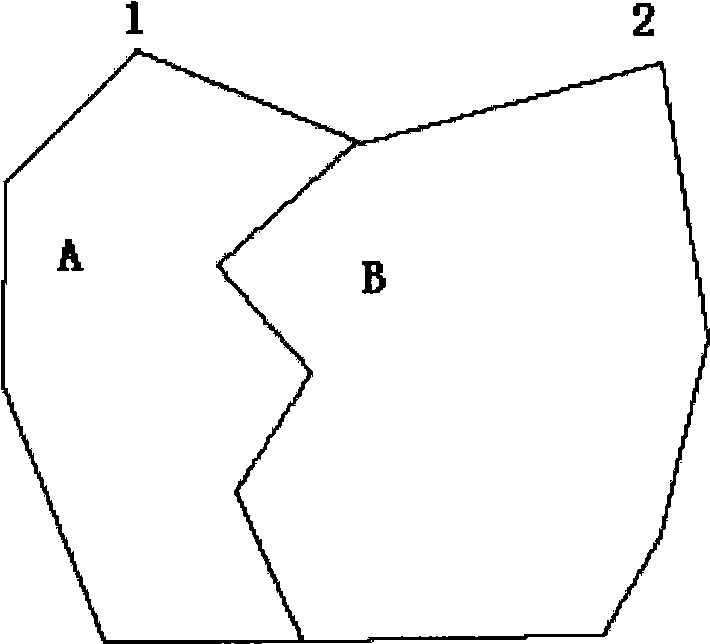 Electronic map data processing method