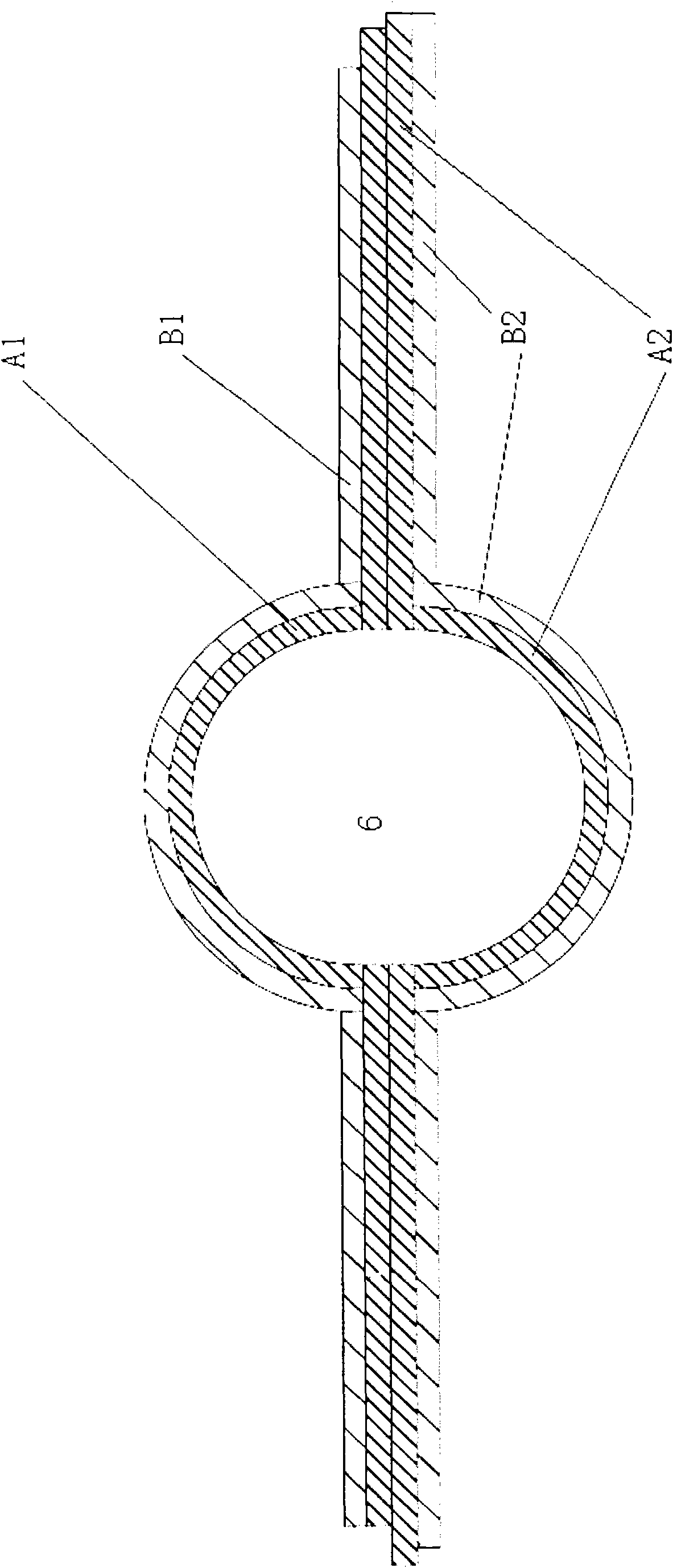 Air package device with transverse air valve and use method thereof