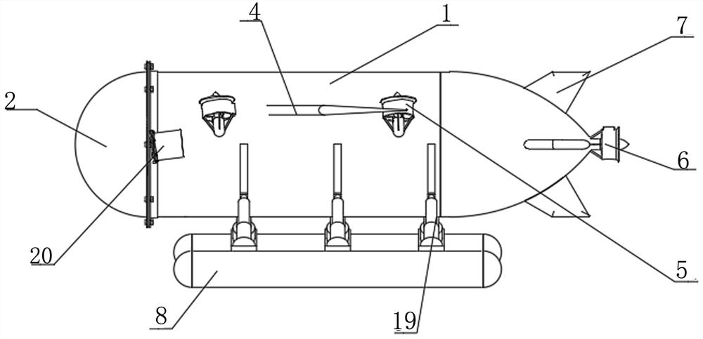 Vector propulsion hybrid drive underwater robot