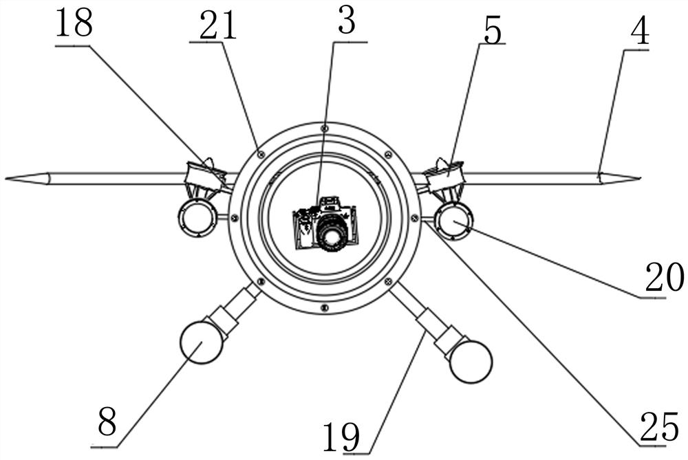 Vector propulsion hybrid drive underwater robot