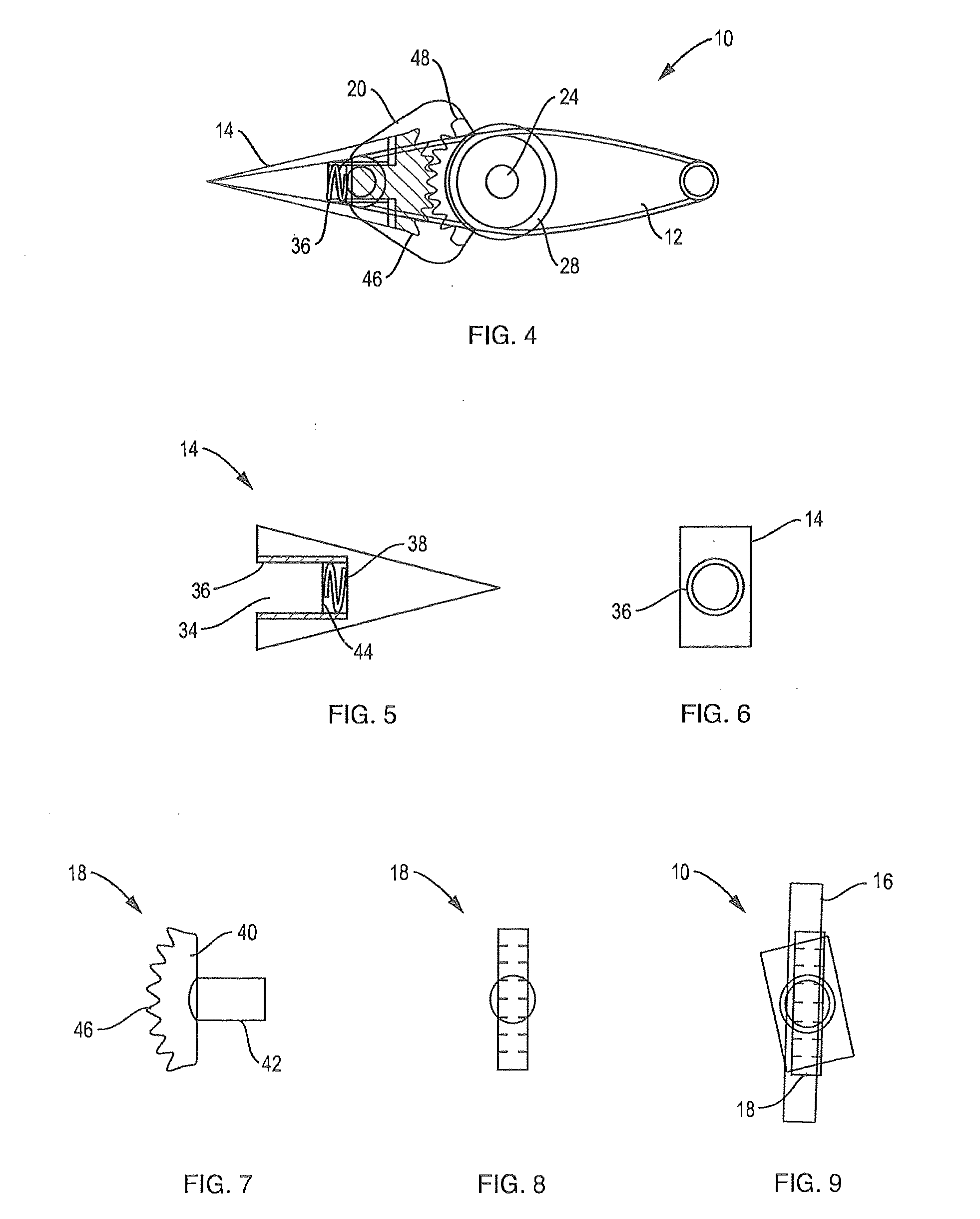 Spring-loaded geared flap structure