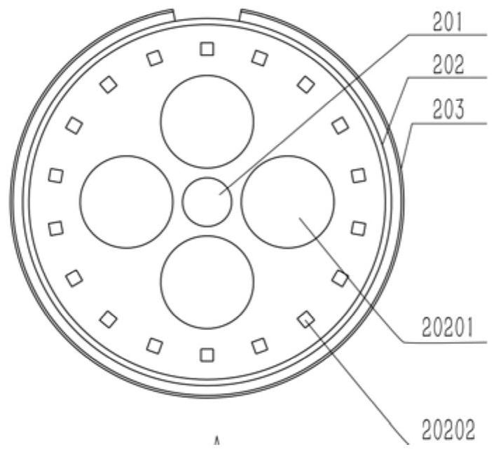 Continuous feeding, stirring and friction additive manufacturing device and additive manufacturing method thereof