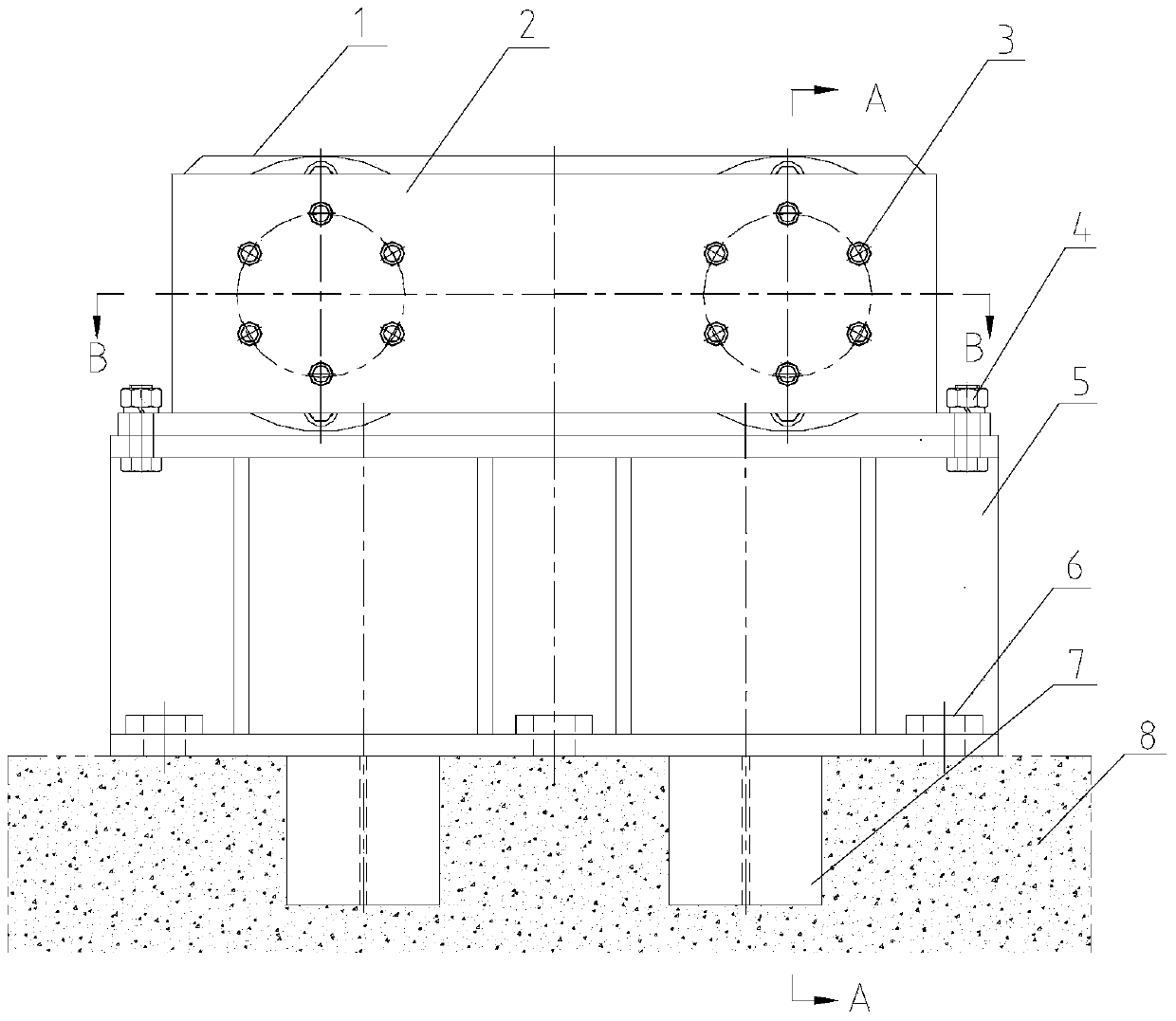 Double ejector rod type positioning device for circular pipe billets