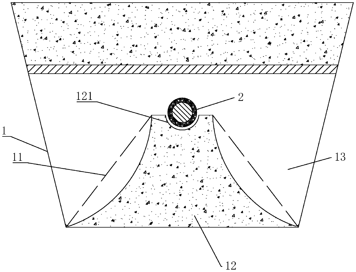 Direct buried cable laying method and special cable protection sleeve for the method