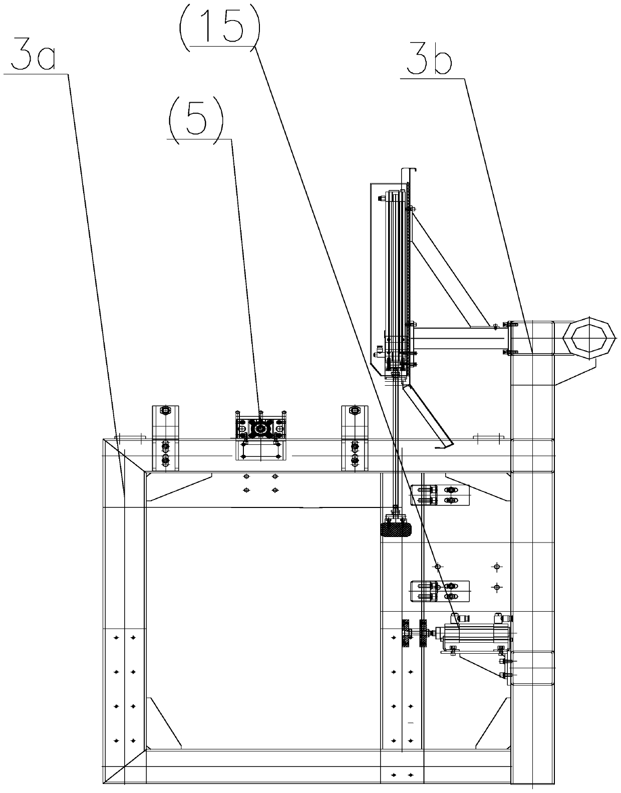 A carton turning machine