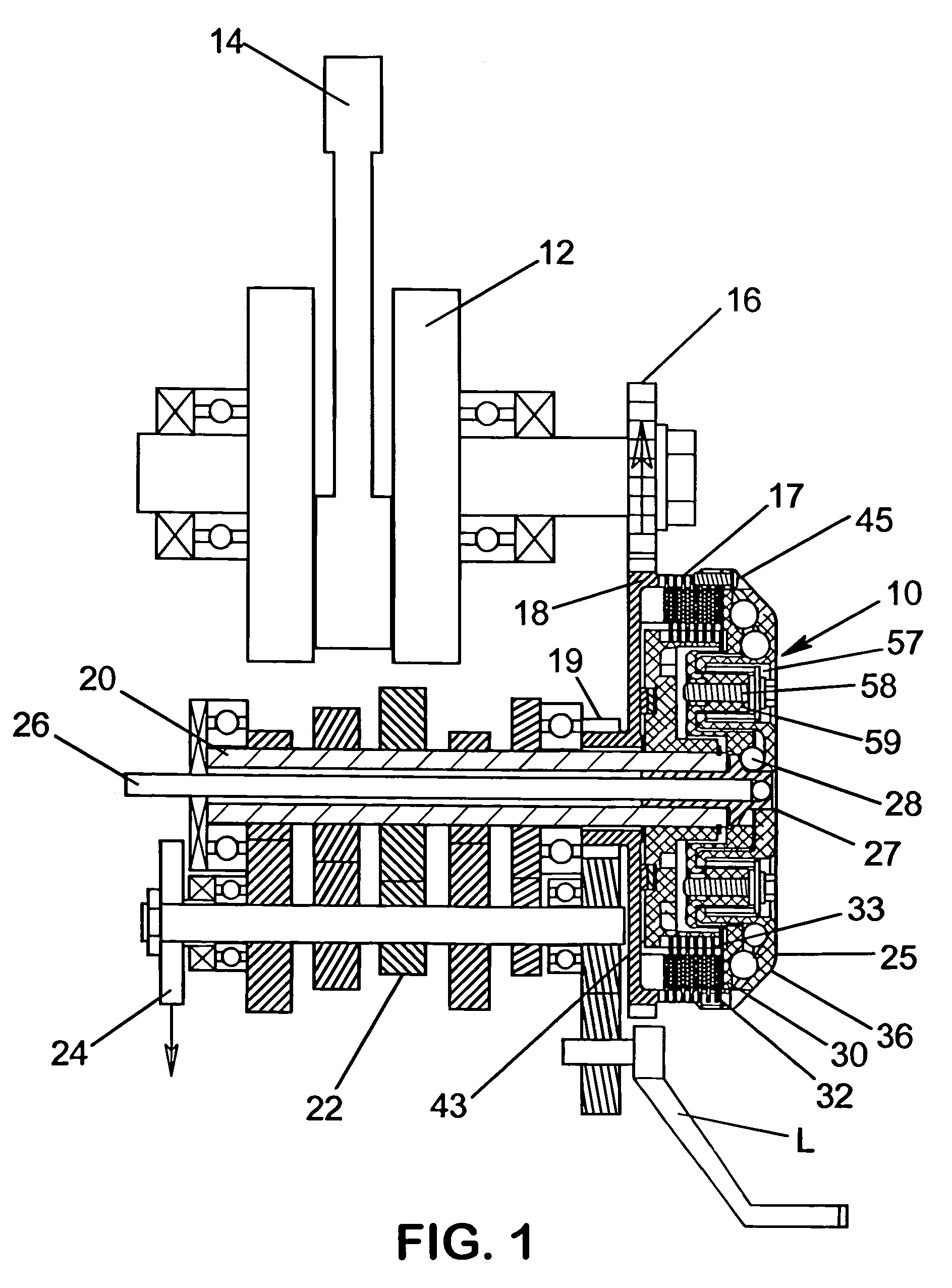 Centrifugal clutch and cover mount assembly therefor