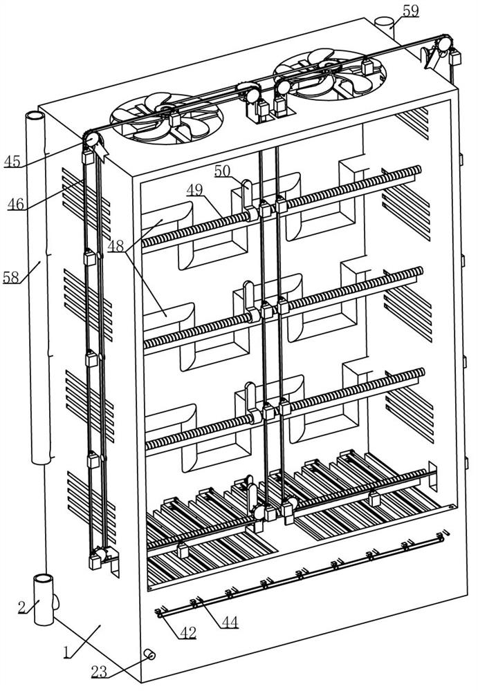 Ventilation cooling equipment and method for avionics equipment