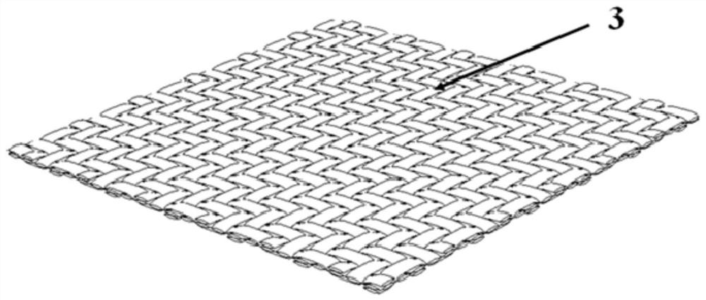 Impact-resistant composite structure based on UHMWPE (ultra high molecular weight polyethylene fiber) secondary mixed weaving