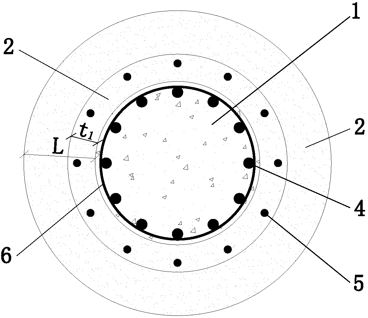 Method for reinforcing post-earthquake bridge pier through super-toughening fiber concrete