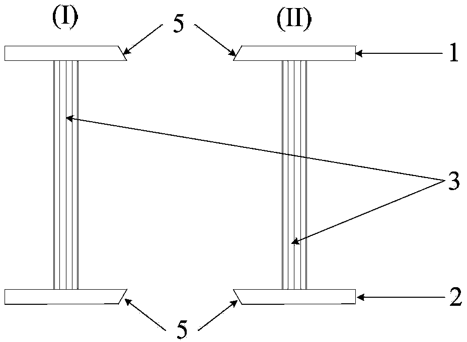 Method for manufacturing and welding wave web box type section beam and diaphragms