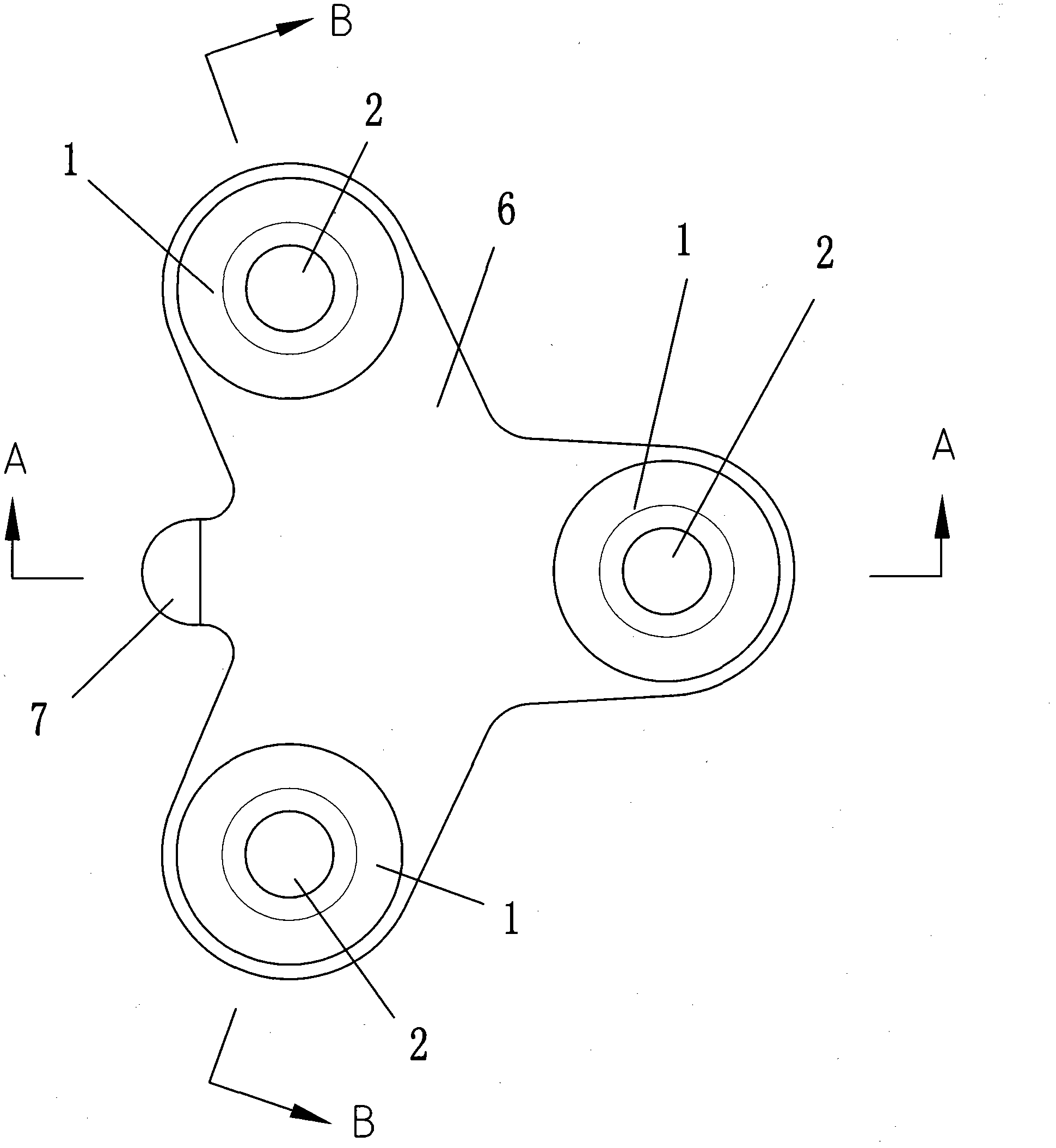 Regulator for train brake pad