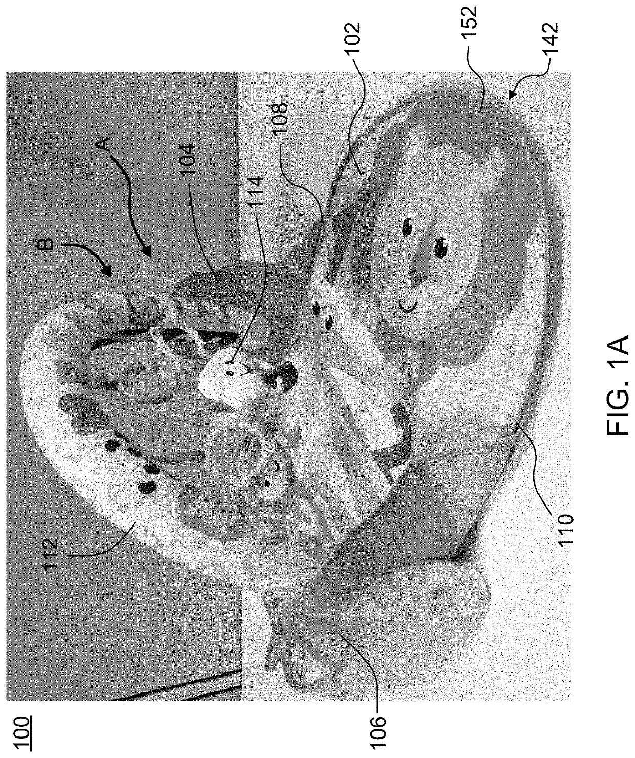 Transformable baby activity center with arch