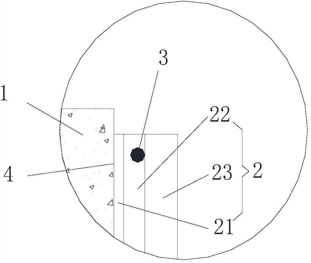 Reactive powder fiber concrete reinforced concrete column and reinforcement method