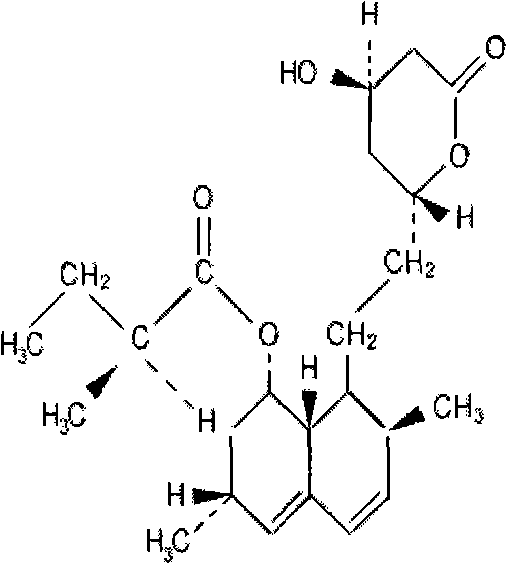 Method for producing lovastatin by fermentation and fermentation medium used by same