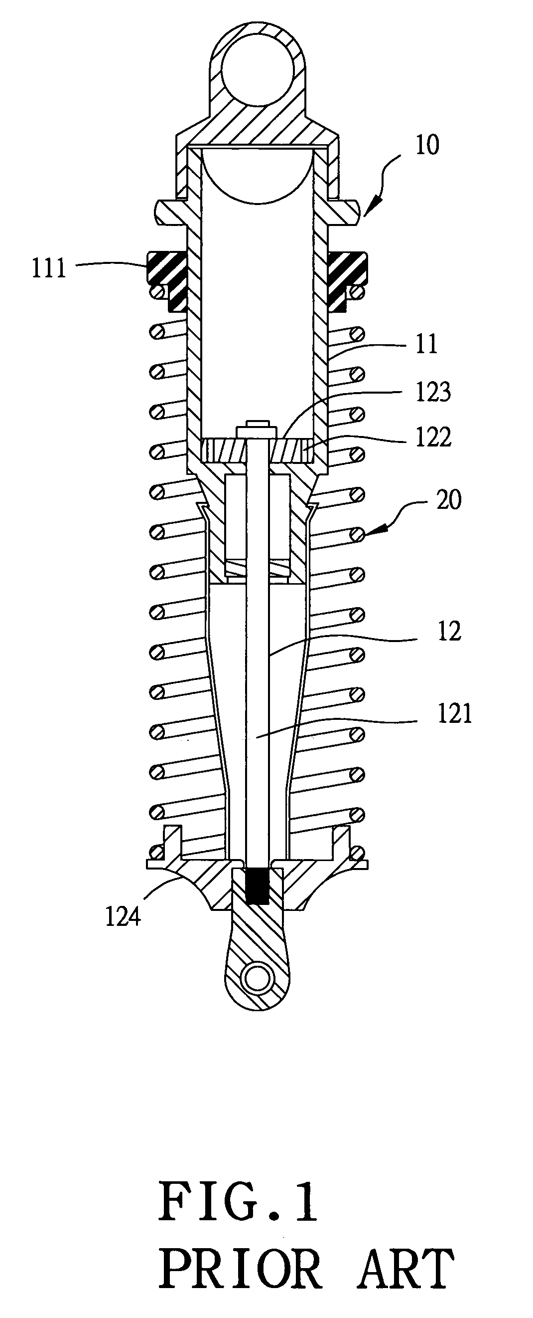 Shock absorber for a remote-controlled model car