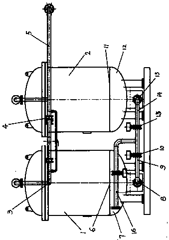 Nitrogen production and adsorption tower with air volume more than 500 cubic meters and method for determining calibers of inlet and exhaust ports of nitrogen production and adsorption tower