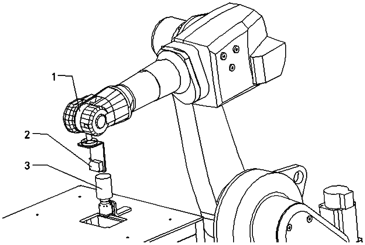 Laser displacement sensor self-calibration method