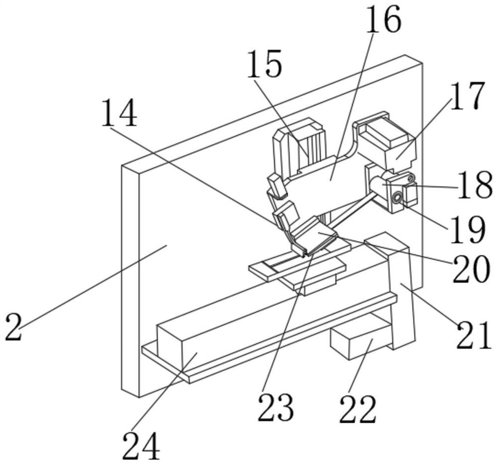 Double-faced adhesive tape tearing station for adhesive tape pasting and film tearing production