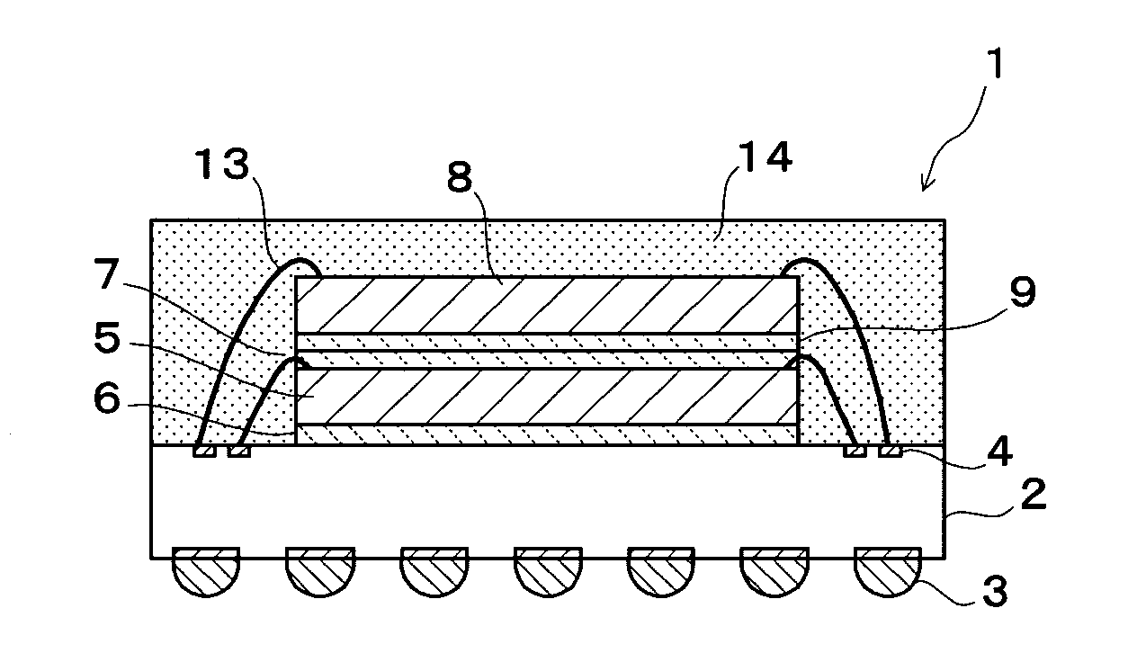 Stacked electronic component and manufacturing method thereof