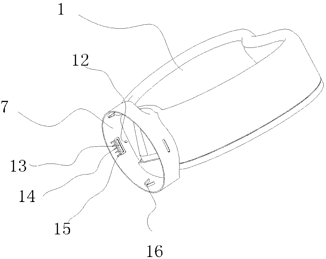 Blade-free fan component