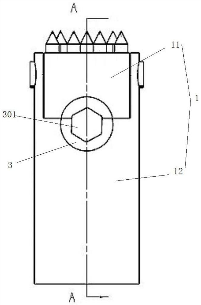 Vertically implanted artificial vertebral body