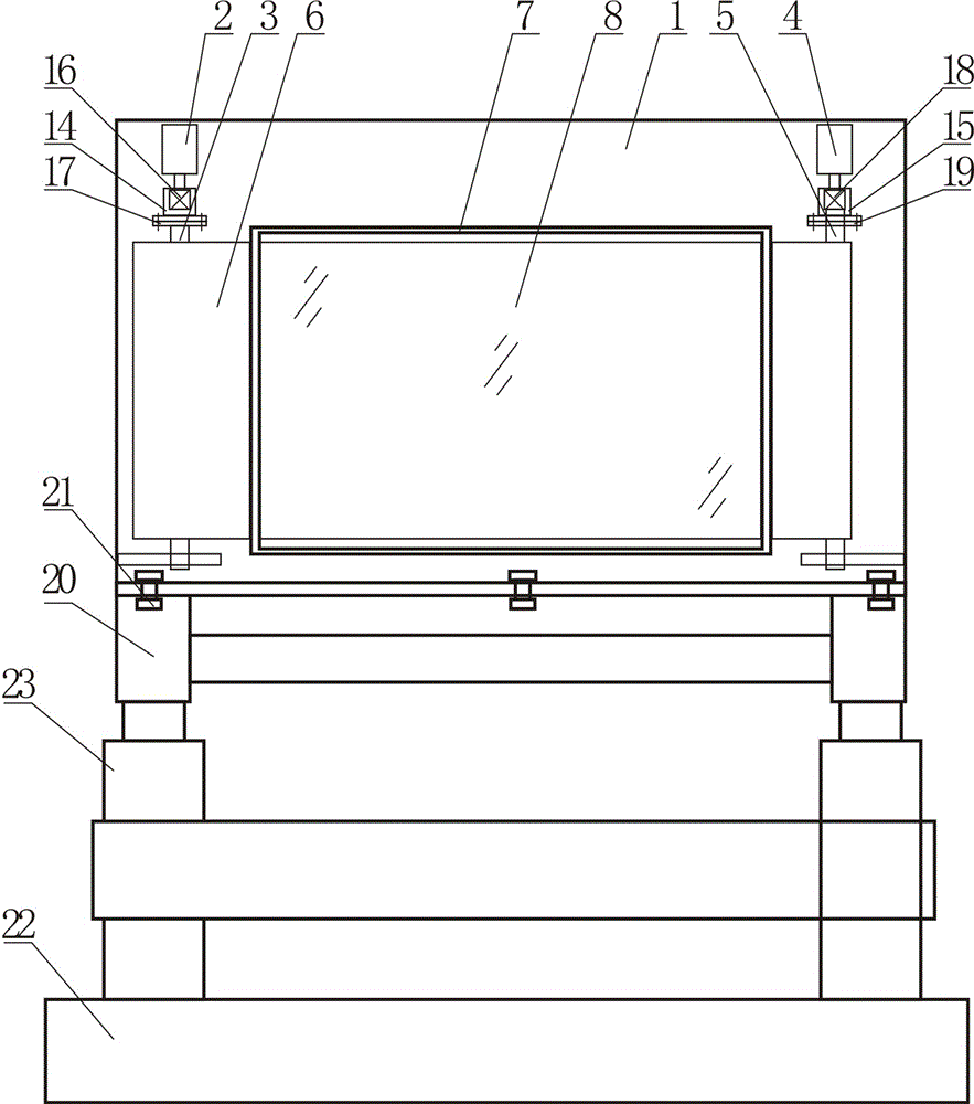 Reciprocating-display advertisement player with lifting cylinder