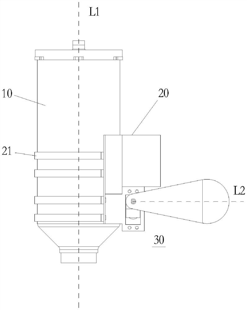 Frog rear leg posture imitating regulation and control device, jumping robot and posture regulation and control method