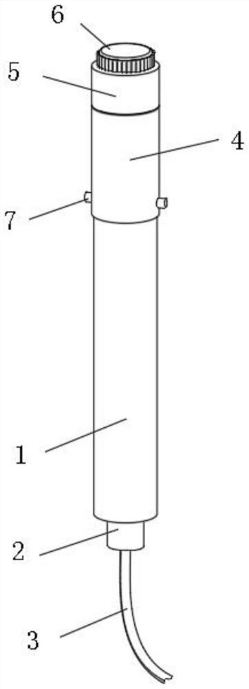 Novel probe device for Doppler blood flowmeter and use method