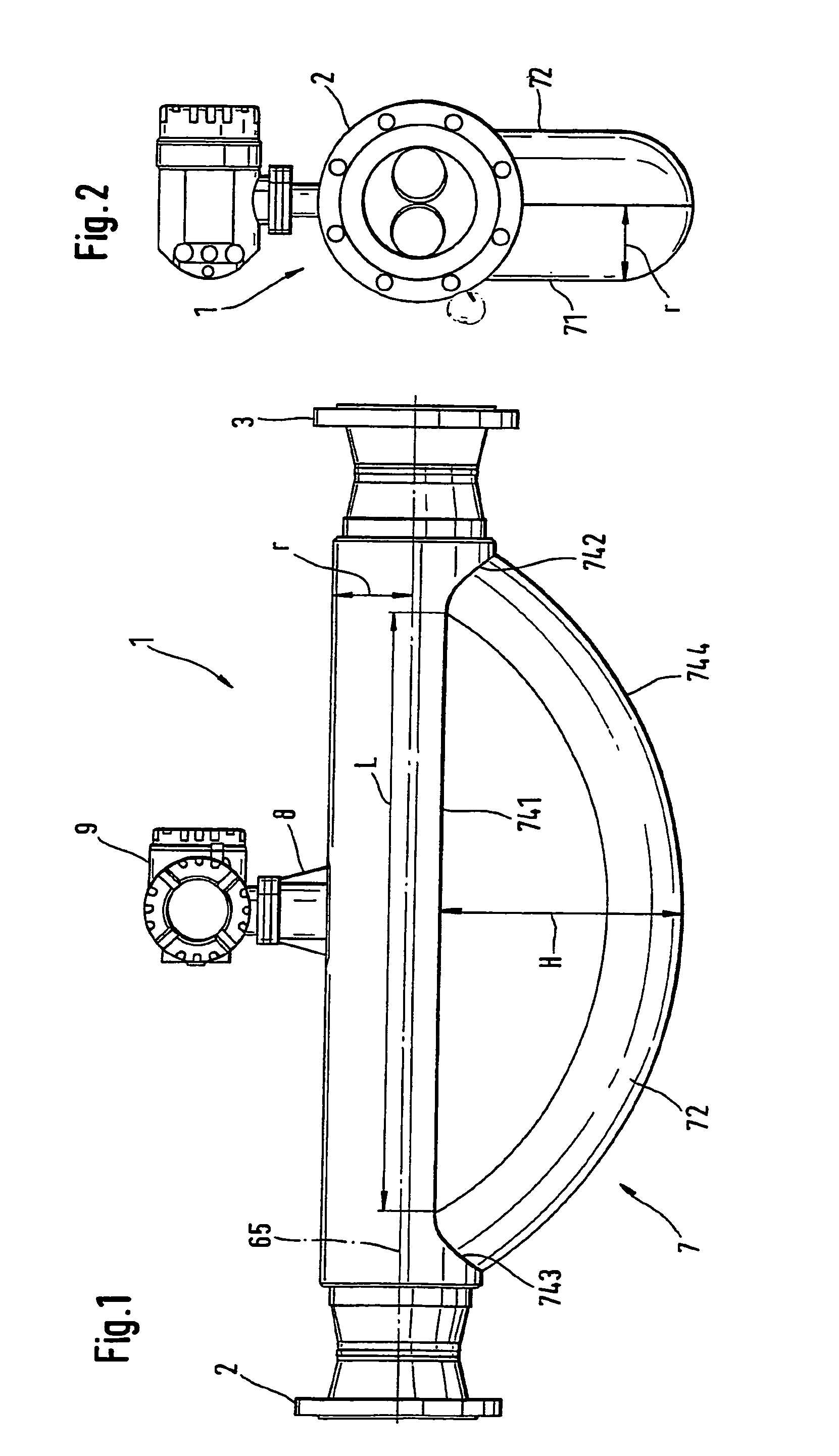 Vibration-type measuring sensor