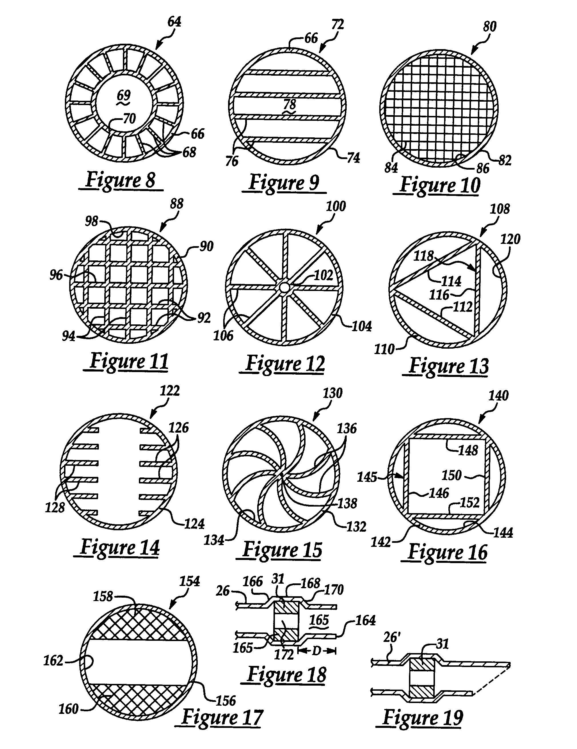 Noise attenuation device for a vehicle exhaust system