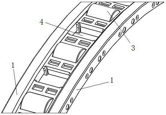 Bearing retaining frame