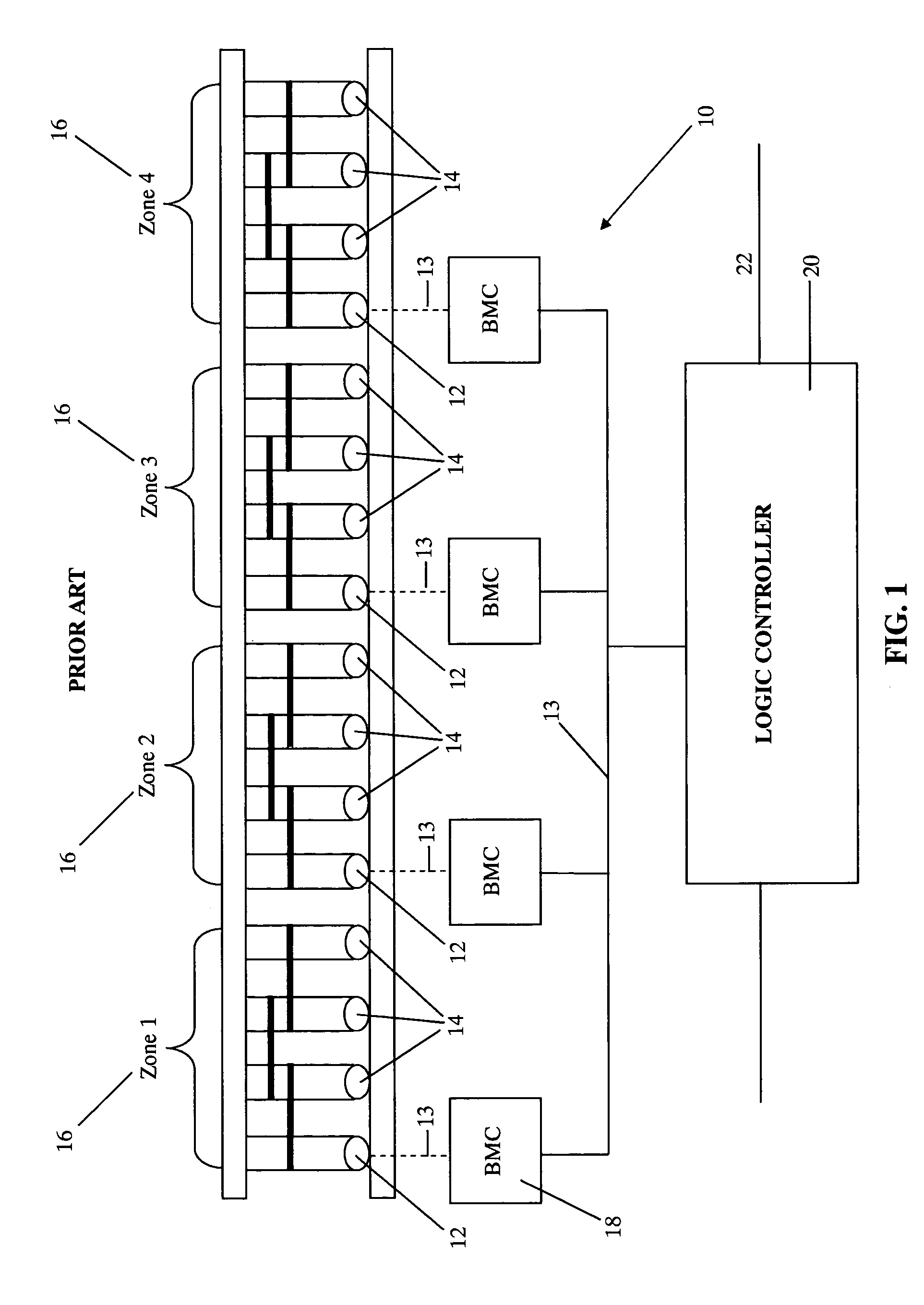 Integrated control card for conveying systems