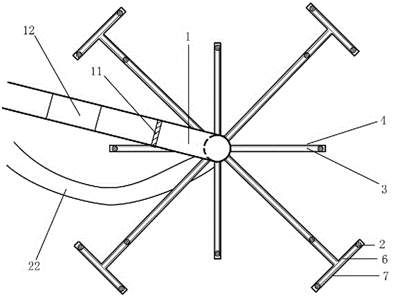 Sprinkling irrigation device used in greenhouse and capable of achieving rainwater-harvesting irrigation