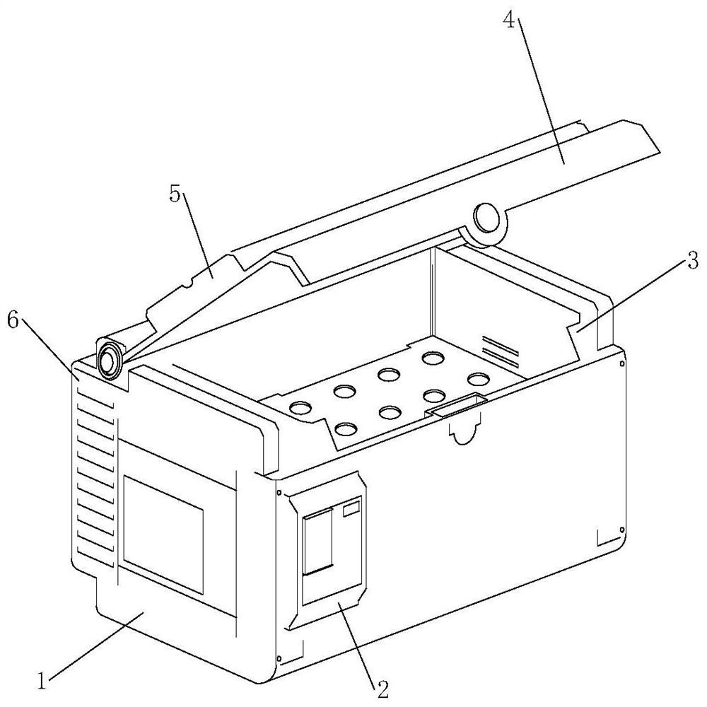 Closed cold storage type gene detection kit