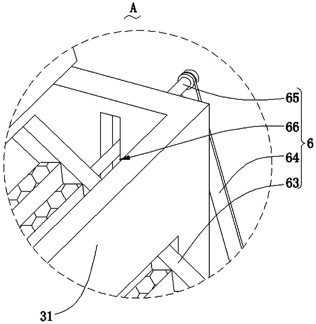 A kind of multi-stage vibrating screening equipment for coal gangue separation