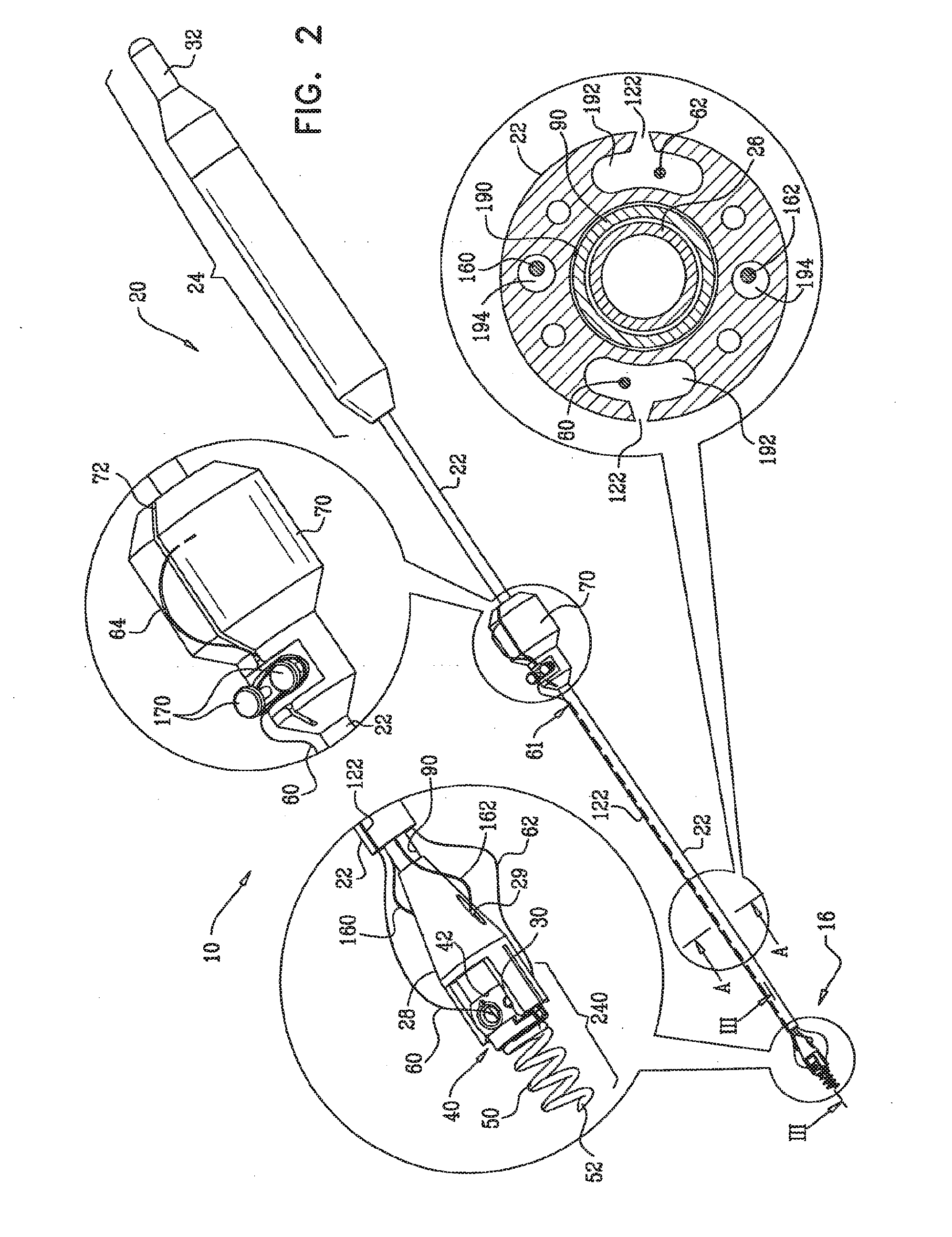 Implantation of repair chords in the heart