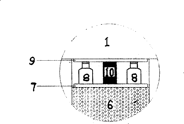 Guide pit type manual pot holing pile reinforing and underpinning method for building foundation and composite supporting pile